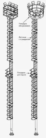 Прожекторная мачта со стационарной короной ВМОН-16 «Sport»-Д730 Прожекторная мачта со стационарной короной ВМОН-16 «Sport»-Д730