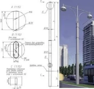 Опоры контактной сети
