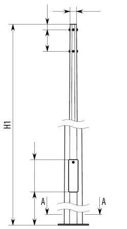 Опора граненая складывающаяся ОГКс-12 гц Опора граненая складывающаяся ОГКс-12 гц